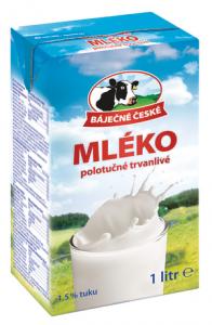 Mléko 1l polotučné 1.5% Báječ české
