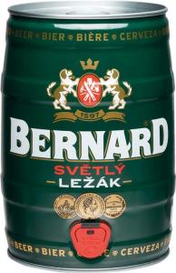 Bernard 11° Světlý ležák pivo 5l soudek