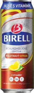 Birell polotmavý s citronem 0,5 plech