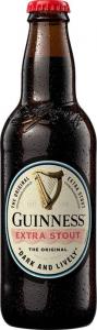 Guinness Extra Stout tmavé pivo 330ml sklo