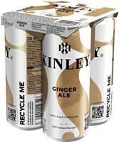 Kinley limonáda ginger Ale 330ml plech, počet kusů v balení 24