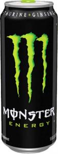 Monster Energy 500ml plech, energetický nápoj, počet kusů v balení: 24