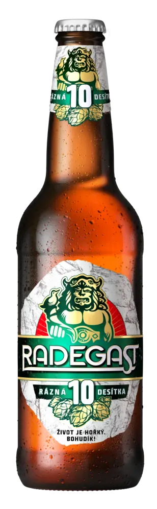 Radegast Rázná 10, 0,5l láhev