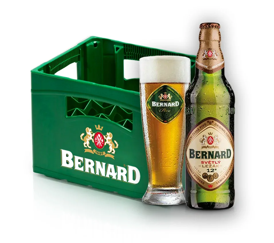 Bernard Světlý ležák Dvanáctka 0,5l láhev
