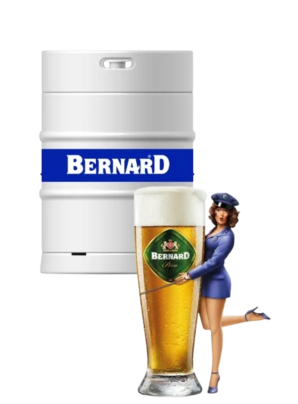 Bernard Světlý ležák pivo 11 KEG 50l