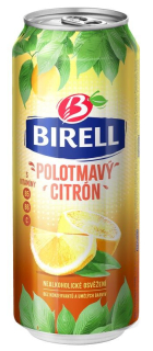 Birell Polotmavý - Citrón 0,5l plech