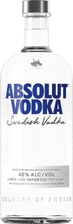 Absolut Blue Vodka 40% 1l