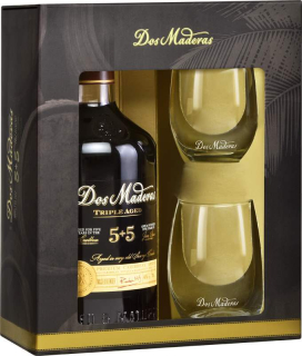 Dos Maderas PX 5+5 Rum 10YO 40% 0,7l + 2 x sklo