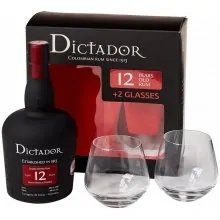 Dictador Established Rum 12YO 40% 0,7l + 2 x sklo