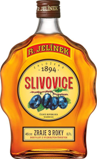 R.Jelínek Slivovice Gold budík 45% 0,5l