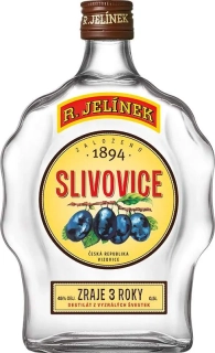 R.Jelínek Slivovice Bílá budík 45% 0,5l