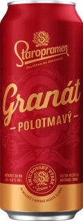 Staropramen Smíchovský výběr Granát polotmavý ležák 0,5l plech