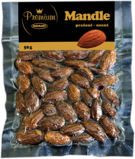 Mandle pražené uzené 50g Krajčí Premium