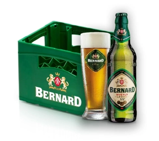 Bernard Světlý ležák Jedenáctka 0,5l láhev