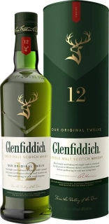 Glenfiddich Single Malt Scotch Whisky 12YO 40% tuba 0,7l 