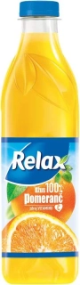 Relax Pomeranč 100% džus 1l PET