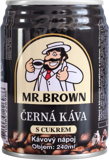 Mr. Brown Ledová káva Black 240ml plech