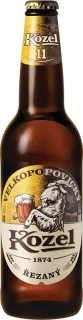 Velkopopovický Kozel 11 řezaný, 0,5 l láhev